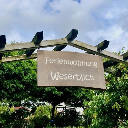 Ferienwohnung Weserblick Polle Екстер'єр фото