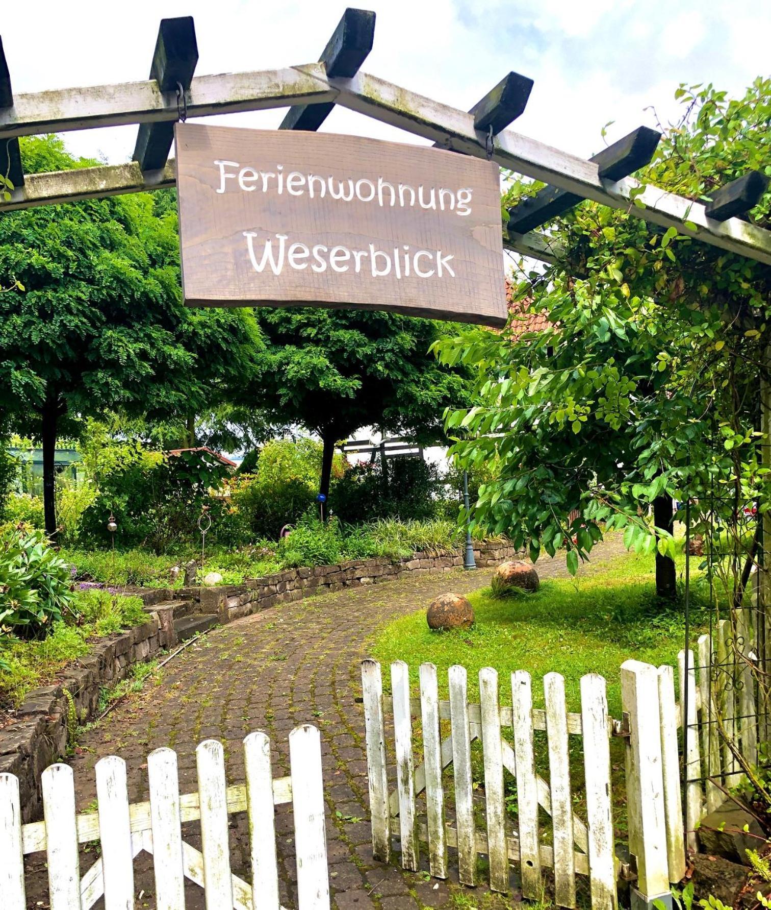 Ferienwohnung Weserblick Polle Екстер'єр фото